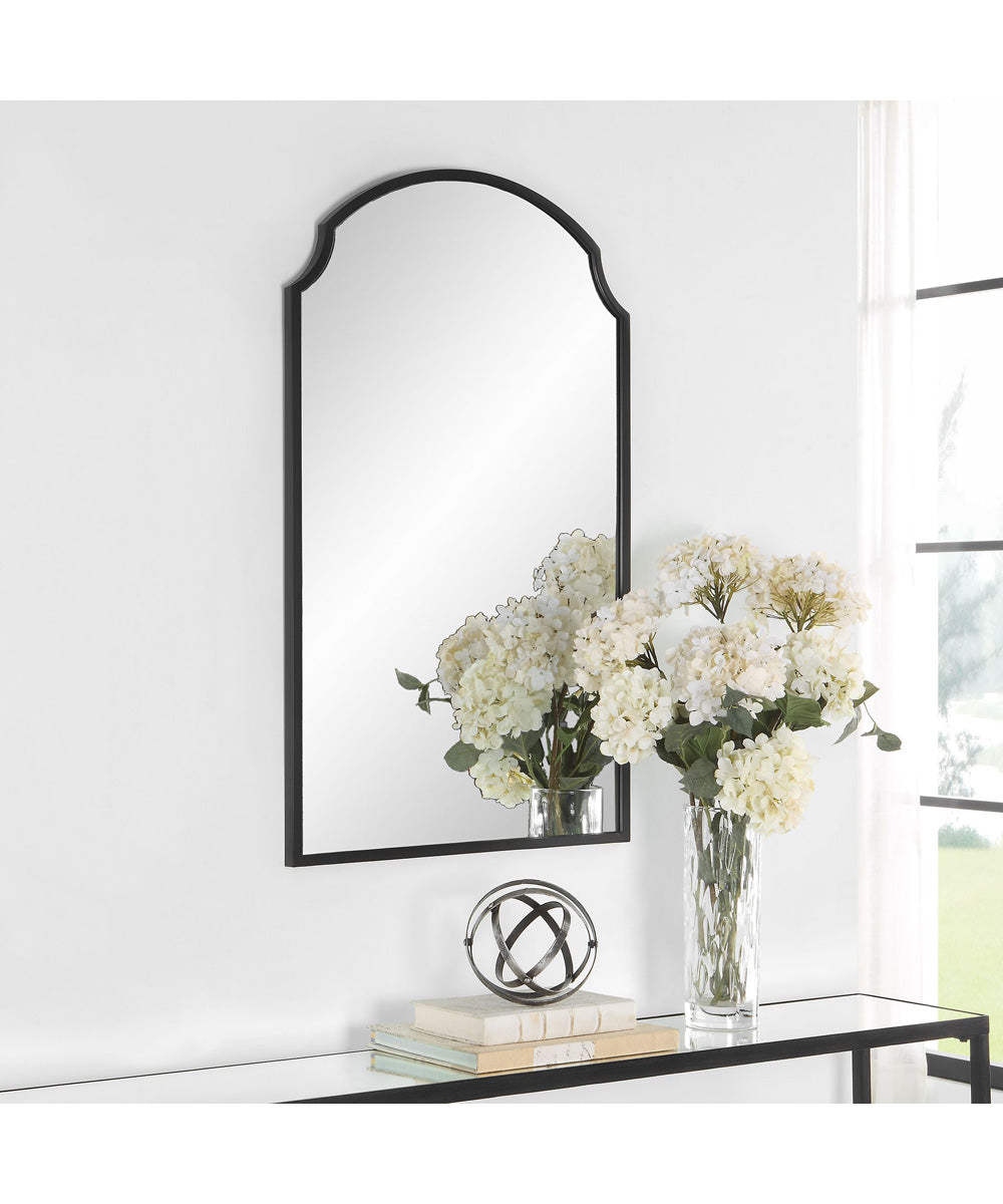 22x36" Wall Mirror in Satin Black