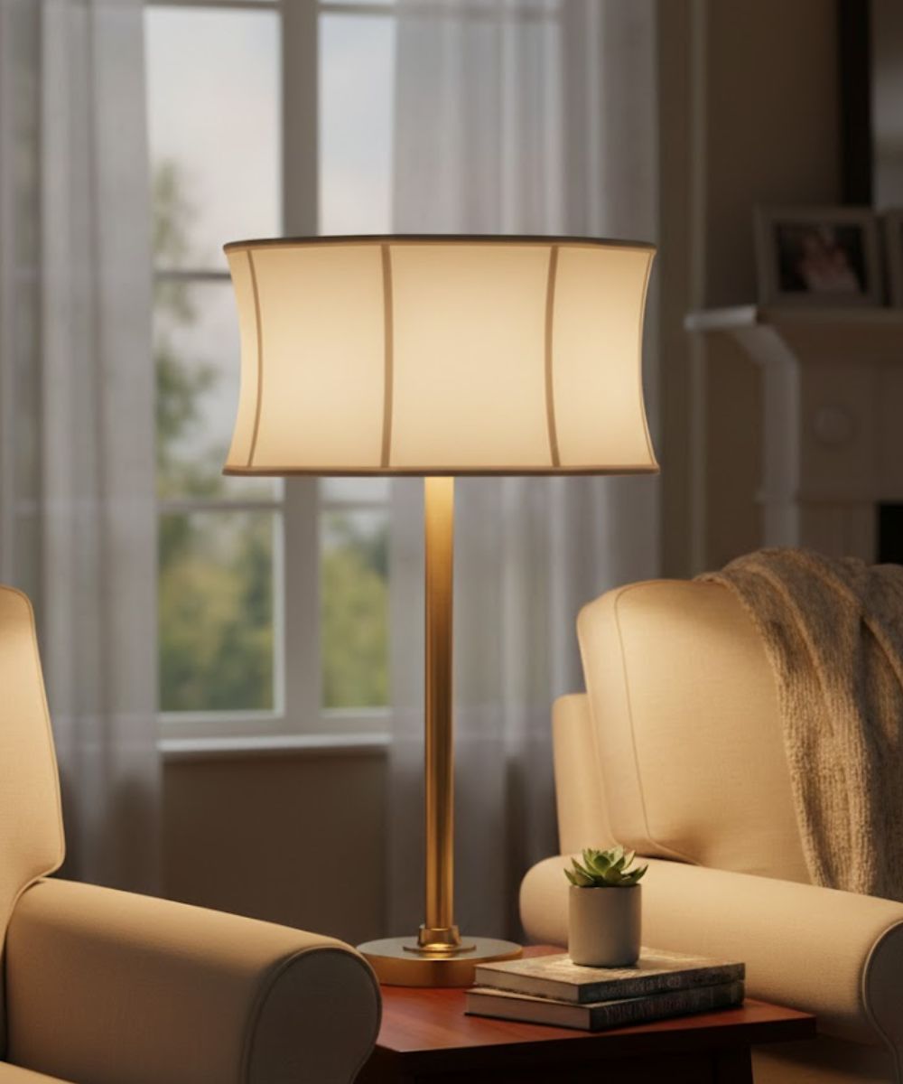 20x20x11 Off White Camelot Modified Drum Softback Lampshade