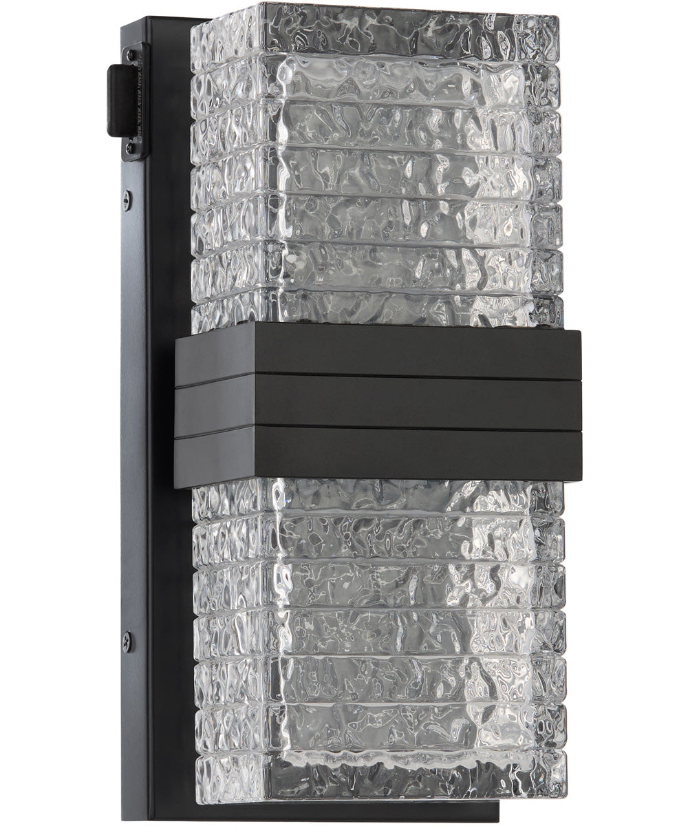 Boreas Outdoor Wall Sconce Wall Mount Light Fixture Matte Black