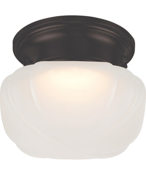 6"W Bogie 1-Light LED Close-to-Ceiling Mahogany Bronze