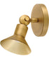 Dom LED-Light Small Adjustable LED Sconce in Heritage Brass
