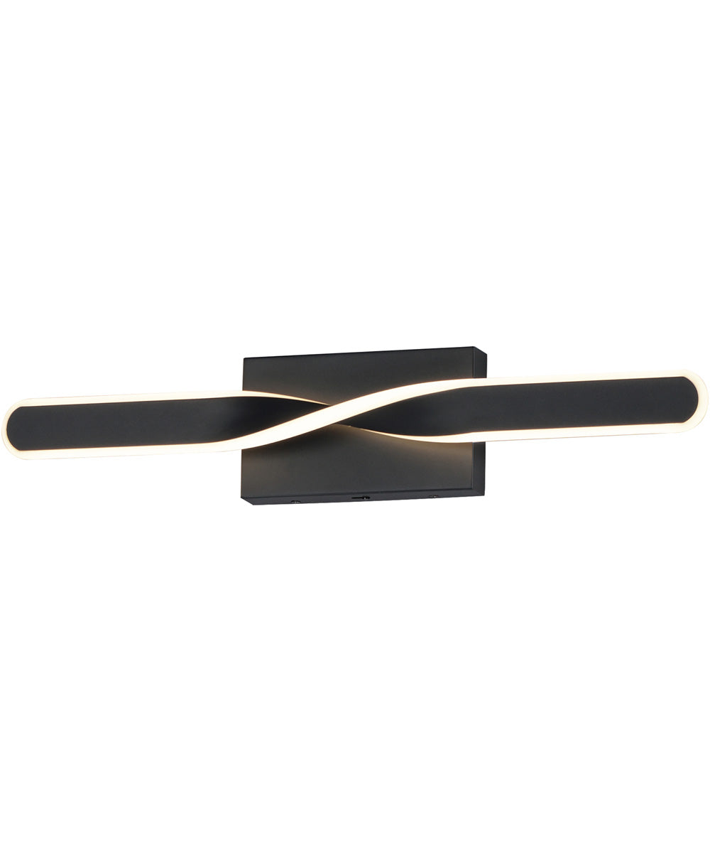 Pirouette 24 inch LED Bath Vanity 5CCT Black