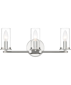 Hudson Heights 3 Light Vanity Polished Nickel