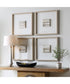 Studying Sepia Hand Painted Canvases Set of 4