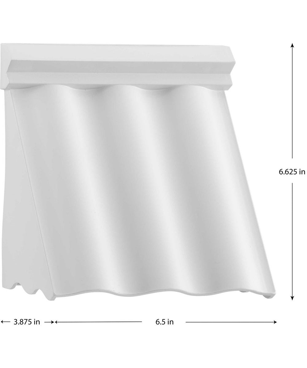 POINT DUME® Wakecrest LED Outdoor Wall Lantern with DURASHIELD Shelter White