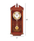 12"H Chime Wall Clock with Pendulum