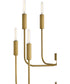 Austen 10-Light Medium Multi Tier in Lacquered Brass