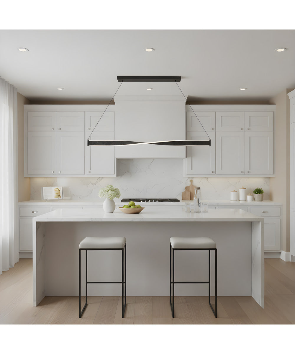 Porter Island Light Old Black Finish