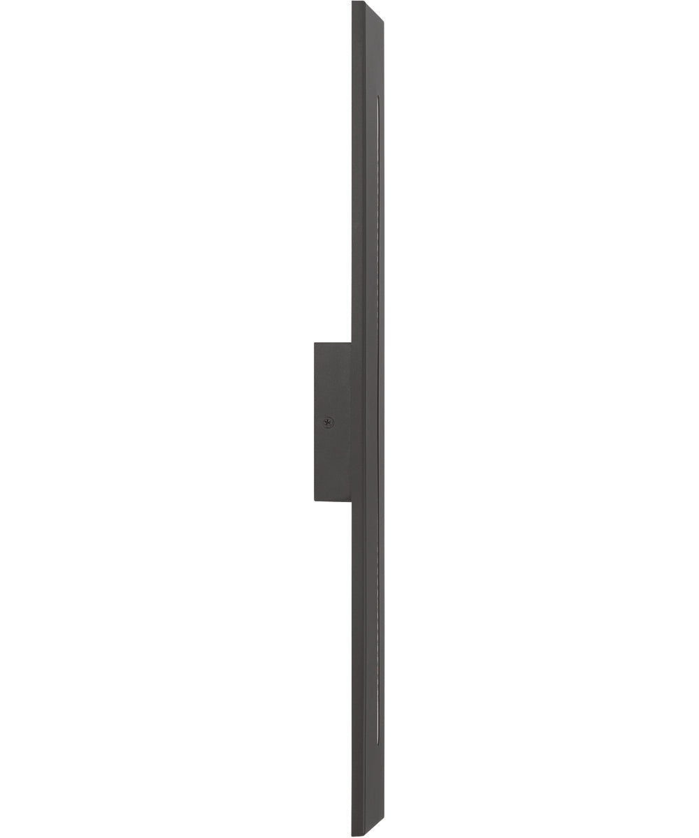 Profiled 1-Light Outdoor Lighting Textured Black