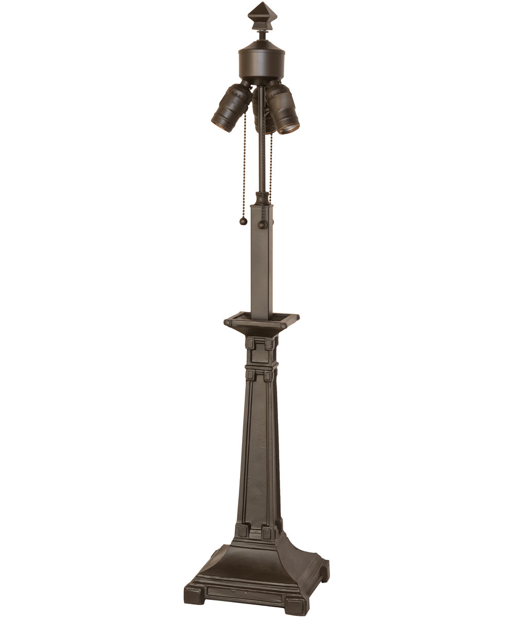 31" High Prairie Straw Buffet Lamp