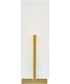 Roman 1-Light Medium Single Light Sconce in Lacquered Brass
