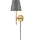 Blake 1-Light Medium Single Light Sconce in French Gray