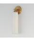 Aveline 1-Light Wall Sconce Natural Aged Brass