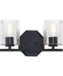 Haven 2 Light Vanity Matte Black