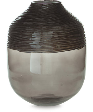 Harpwick Vase Iridescent Gray