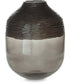 Harpwick Vase Iridescent Gray