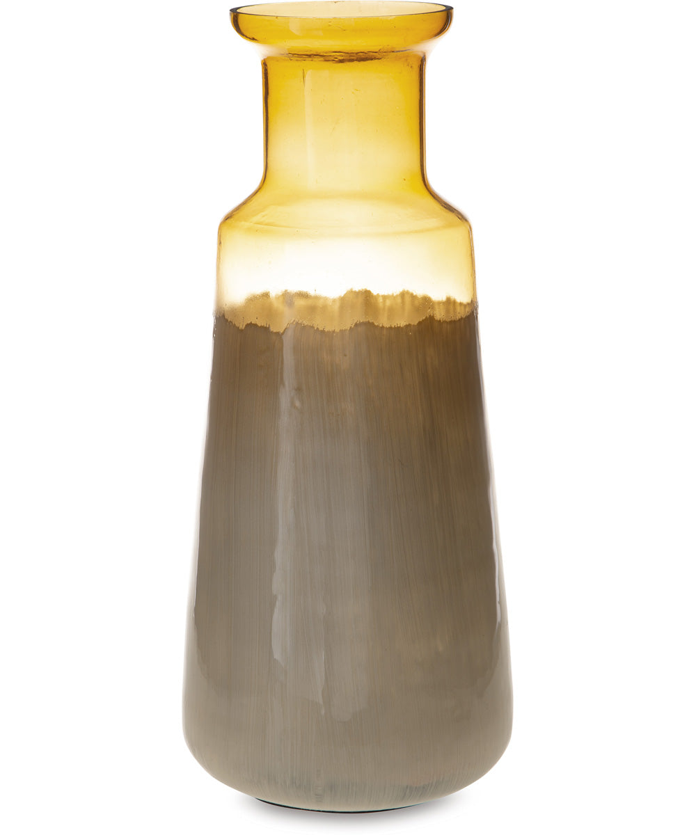 Wynburg Vase White/Amber