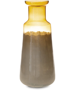 Wynburg Vase White/Amber