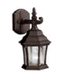 Townhouse 1-Light 16"H Outdoor Wall Light Fixture, Tannery Bronze Finish by Kichler
