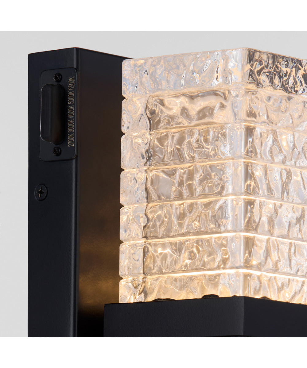 Boreas Outdoor Wall Sconce Wall Mount Light Fixture Matte Black