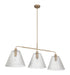 Pleated 3-Light Lighting Premium Bronze