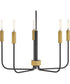 Austen 5-Light Medium Single Tier in Black