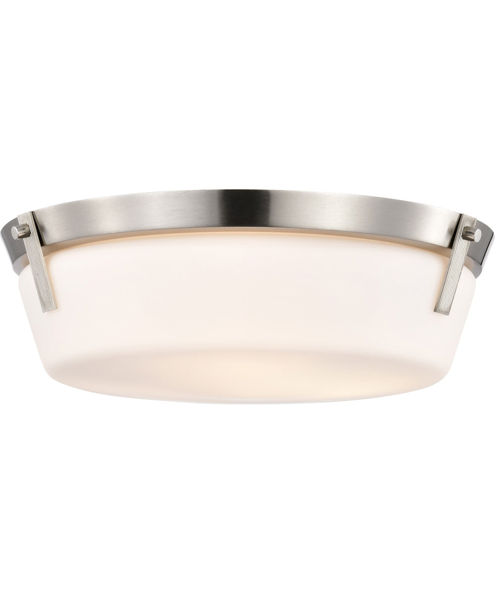 Rowen 3-Light Close-to-Ceiling Brushed Nickel