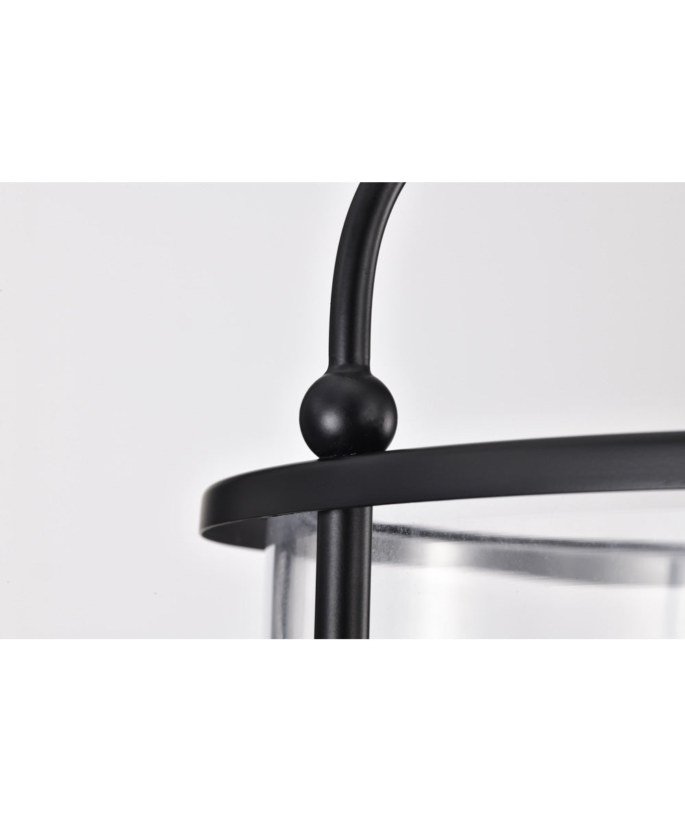 Yorktown 4-Light Pendant Matte Black
