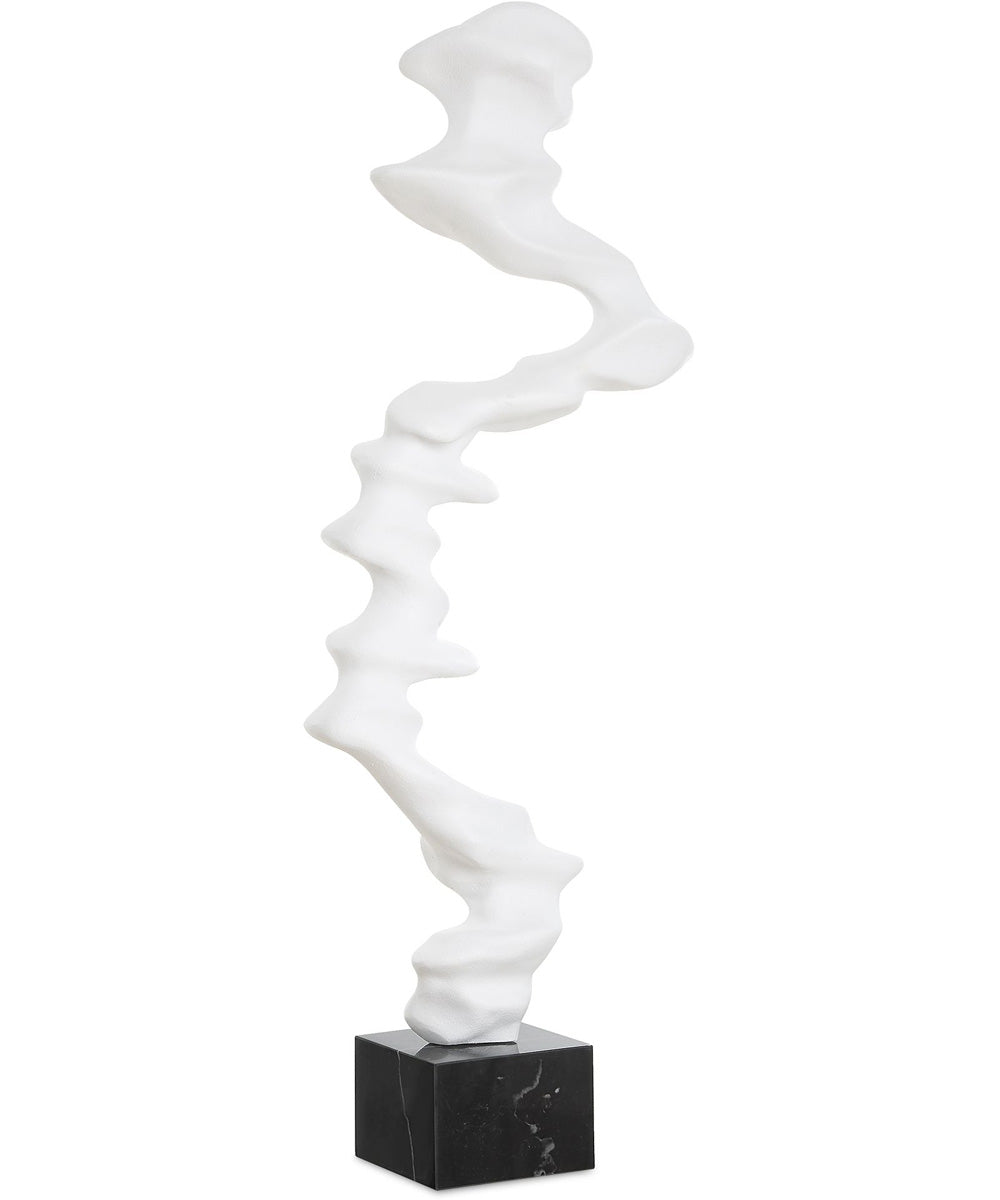 Flux Indoor-Outdoor White Sculpture