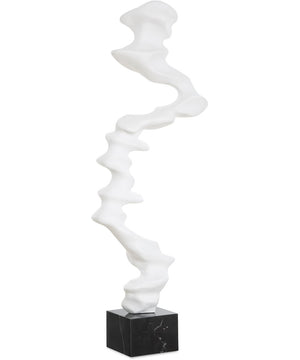 Flux Indoor-Outdoor White Sculpture