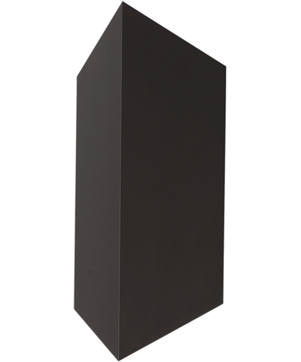 Fractal LED Outdoor Sconce Architectural Bronze