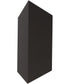 Fractal LED Outdoor Sconce Architectural Bronze