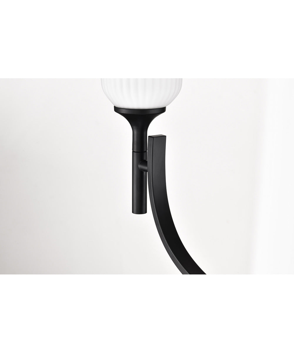 Solara 7-Light Chandelier Matte Black