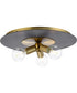 Trimble 3-Light 18" Flush Mount Brushed Bronze