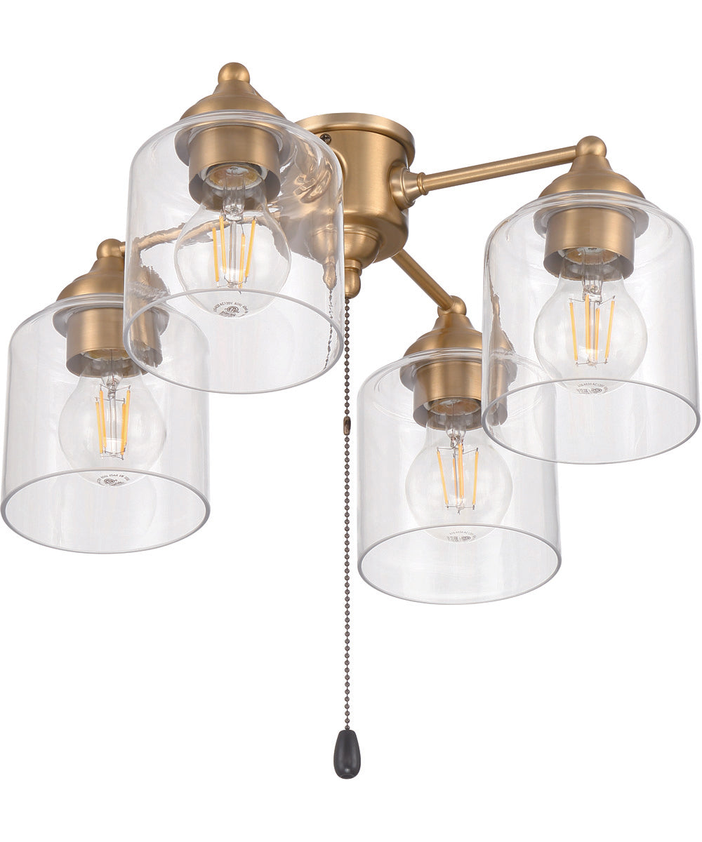 4-Light Accessory Satin Brass