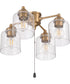 4-Light Accessory Satin Brass
