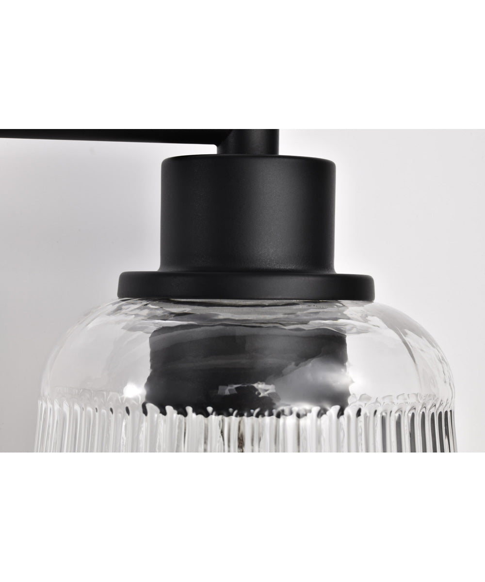 Grayson 4-Light Vanity & Wall Matte Black