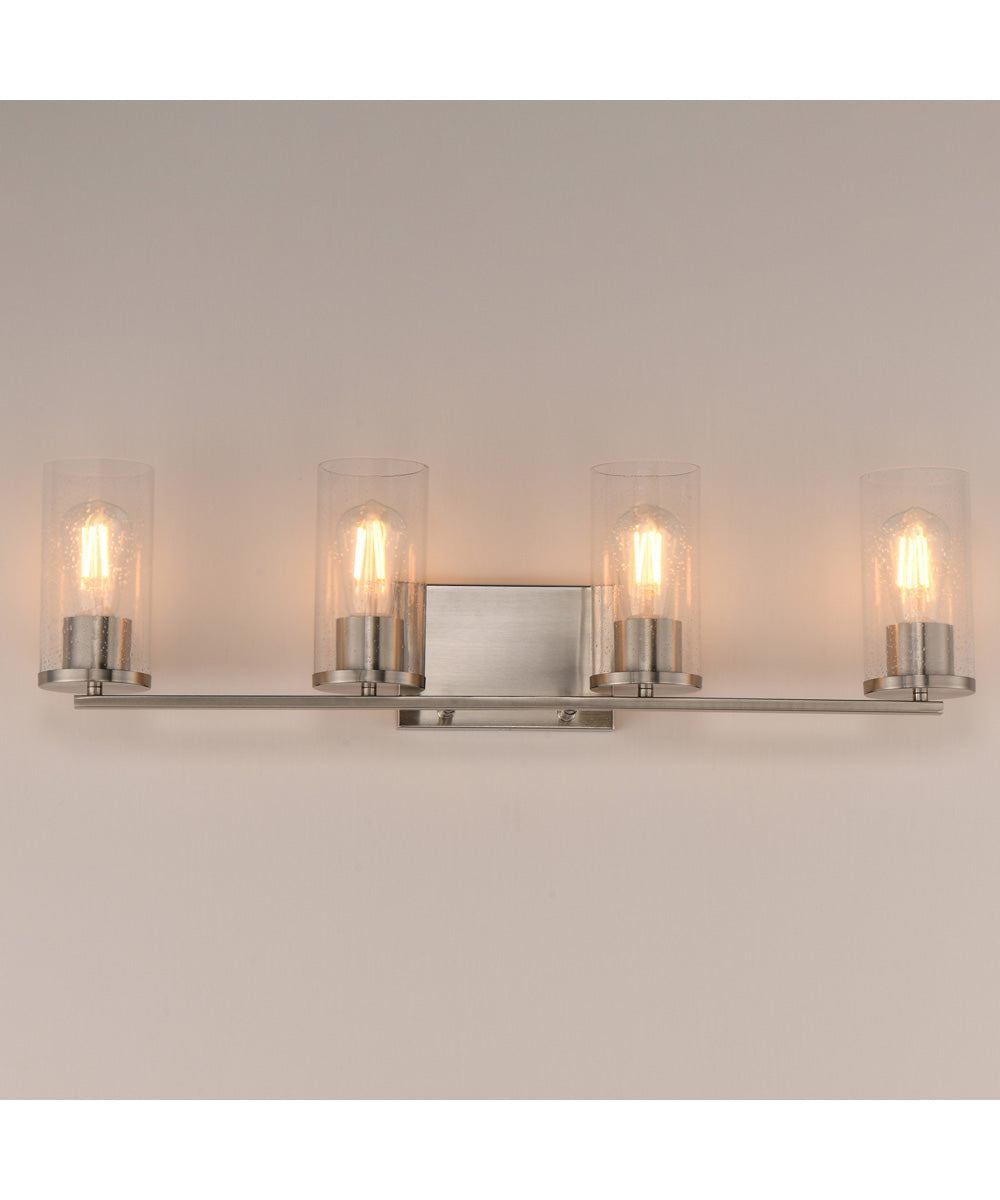 Livingston 4-Light Bath Vanity Satin Nickel