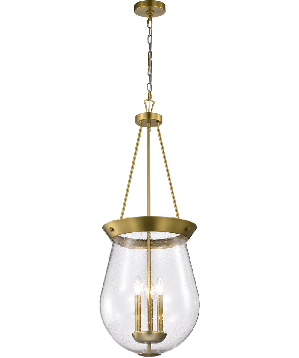 Boliver 3-Light Pendant Vintage Brass