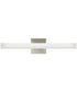 Phase 6.1 24 in. 5CCT Integrated LED Linear Vanity Light Brushed Nickel