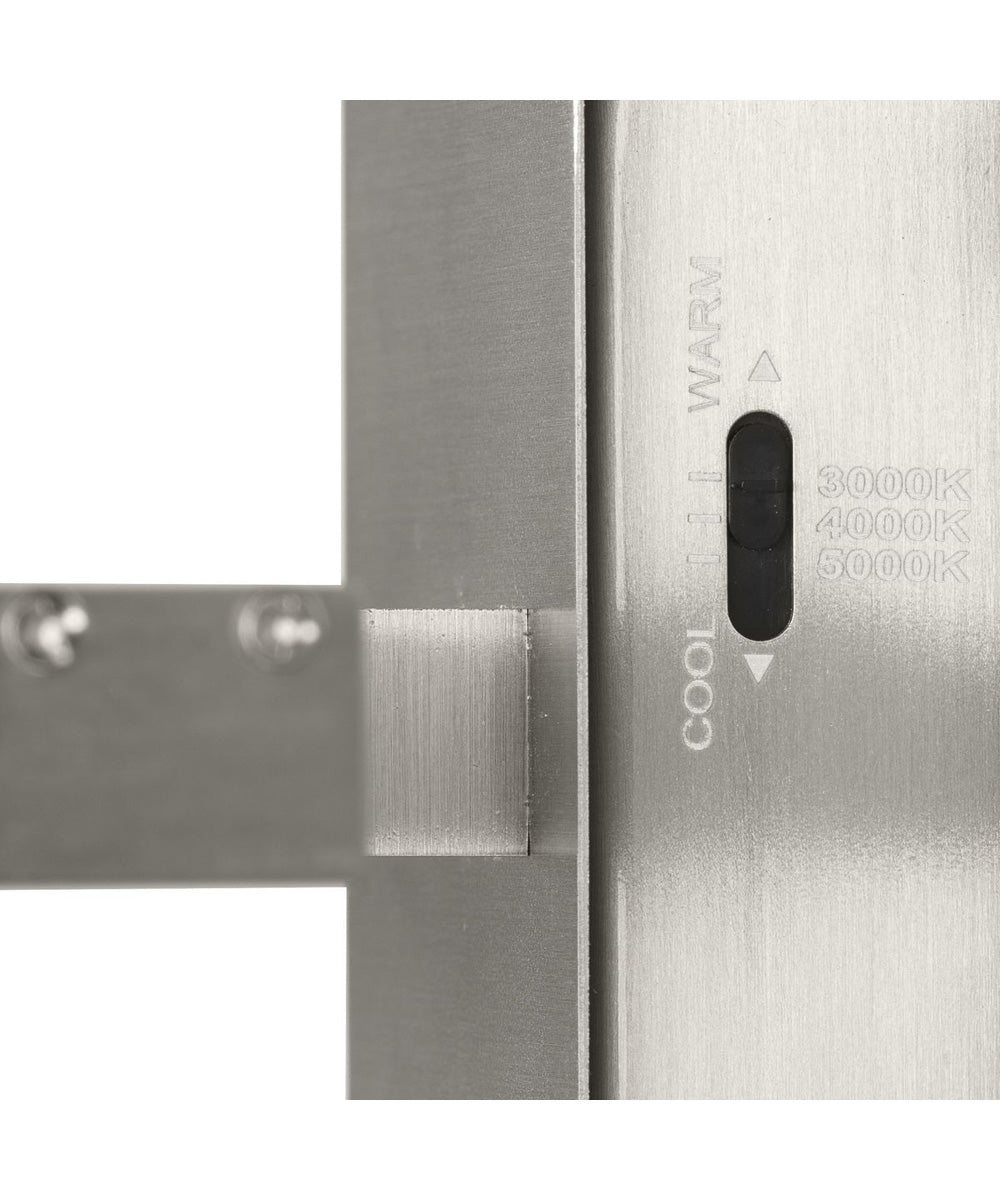 Phase 5 16 in. Slim Modern 3CCT Integrated LED Linear Vanity Light Brushed Nickel
