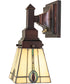 5" Wide Spear Mission Wall Sconce