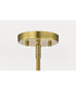 Gianna 6-Light Chandelier Vintage Brass