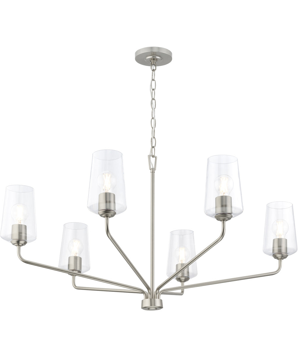 Celino 6-Light Large Chandelier Brushed Nickel