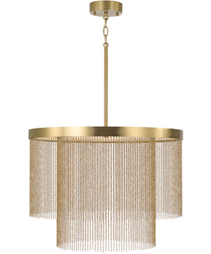 Rae 2-Light Pendant Aged Brass