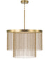 Rae 2-Light Pendant Aged Brass
