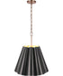 Poppie 3-Light Lighting Flat Black/Satin Brass