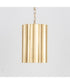 Allegra 1-Light Mini Pendant Weathered Brass