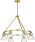 Gianna 6-Light Chandelier Vintage Brass