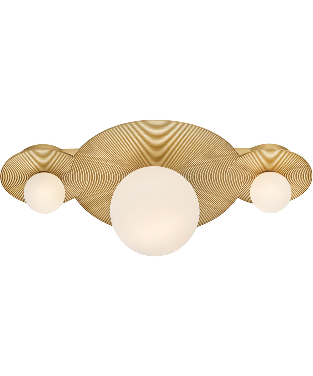 Rhea LED-Light Small LED Vanity in Heritage Brass